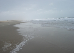 Peche par mer agitée