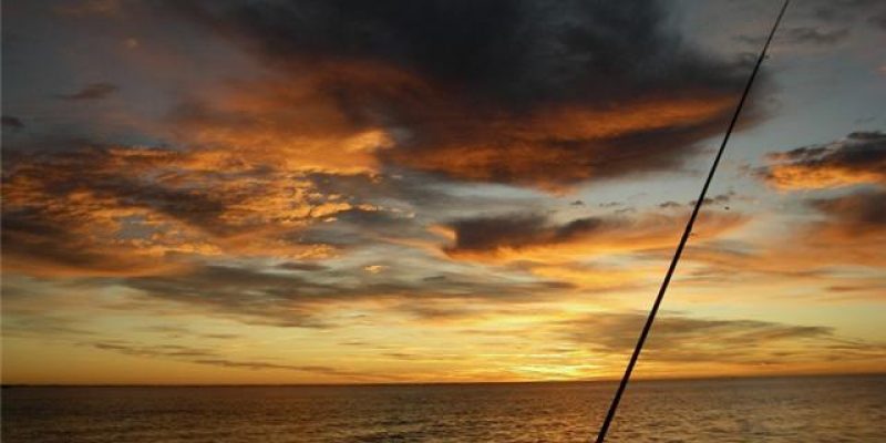 Lever de soleil sur la méditerranée