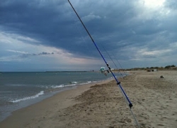 Pêche dorade sous l’orage